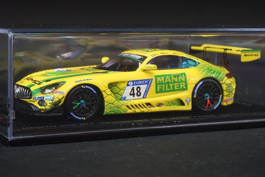 1:43 SPARK SG412 Mercedes AMG GT3 Team MANN-FILTER Nurburgring 24h 2018 #48