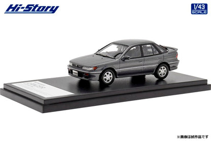 HS372GY Hi-story 1:43 Mitsubishi Lancer GSR 4WD 1988 Chateau Silver