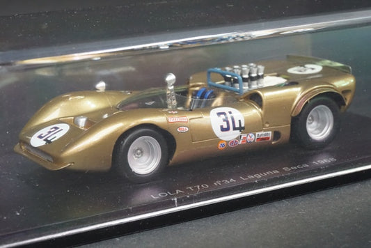 1:43 SPARK S1140 Lola T70 Laguna Seca 1968 #34 G.Former model car