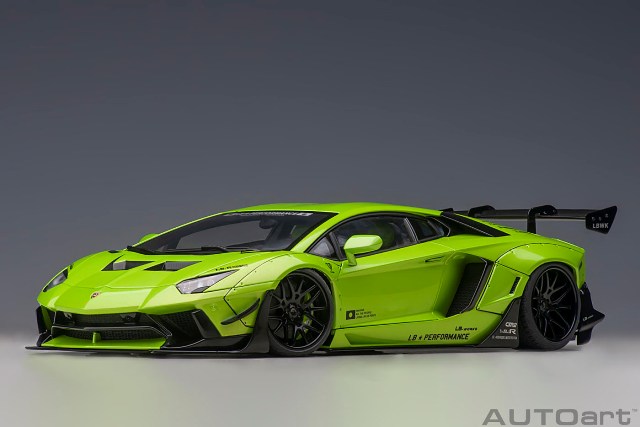 79243 AUTOart 1:18 LIBERTY WALK LB-WORKS Lamborghini Aventador Limited Edition Pearl Green