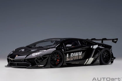 79244 AUTOart 1:18 Liberty Walk LB-WORKS Lamborghini Aventador Limited Edition Black LBWK