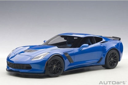 71265 AUTOart 1:18 Chevrolet Corvette (C7) Z06 Blue model cars