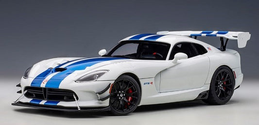 71731 AUTOart 1:18 Dodge Viper GTS-R Commemorative Edition ACR Pearl White / Blue Stripe