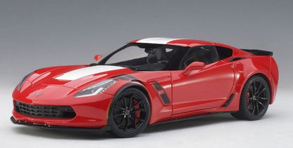 71274 AUTOart 1:18 Chevrolet Corvette (C7) Grand Sports Red / White Stripe