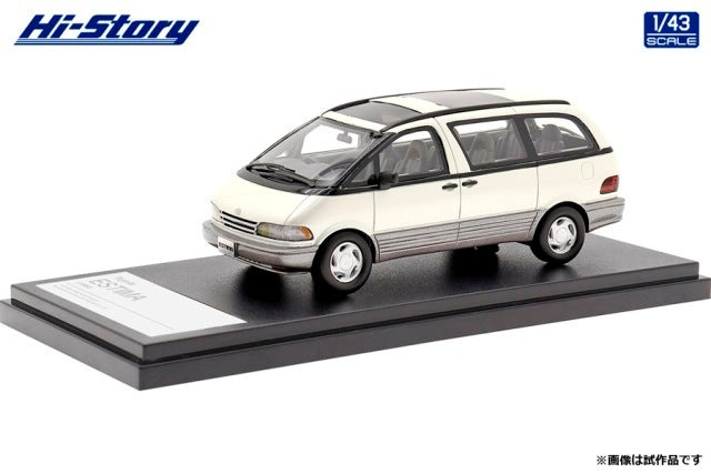 HS374WH Hi-story 1:43 Toyota Estima 1990 Silky Pearl Toning