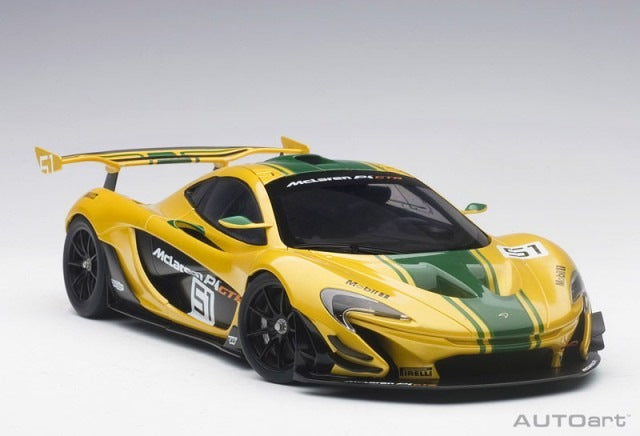 81544 AUTOart 1:18 McLaren P1 GTR Yellow / Green model car