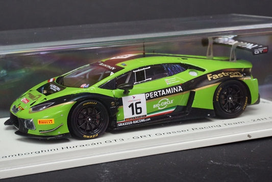 1:43 SPARK SB285 Lamborghini Huracan GT3 GRT Grasser Racing Team SPA 24h 2016 #16