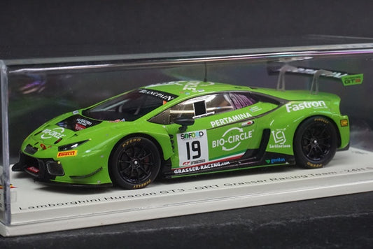 1:43 SPARK SB296 Lamborghini Huracan GT3 GRT Grasser Racing Team SPA 24h 2017 #19