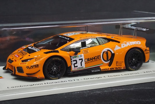 1:43 SPARK SB298 Lamborghini Huracan GT3 Orange 1 Team Lazarus SPA 24h 2017 #27