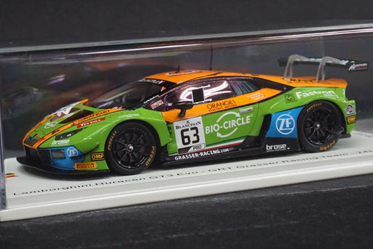 1:43 SPARK SB316 Lamborghini Huracan GT3 EVO GRT Grasser Racing Team SPA 24h 2019 #63