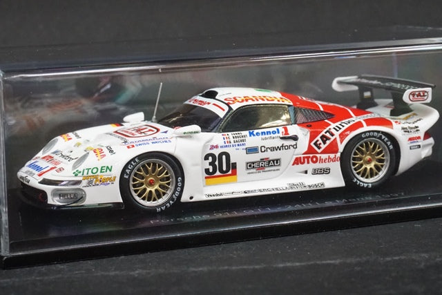 1:43 SPARK S5607 Porsche 911 GT1 Le Mans 24h 1997 #30 model car