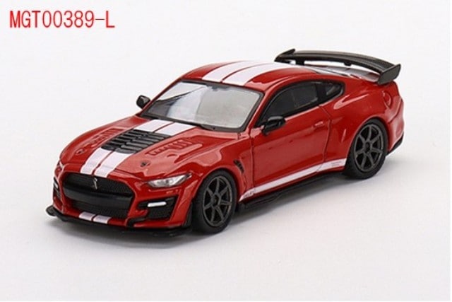 MGT00389-L TSM MINI-GT 1:64 Chevrolet Shelby GT500 SE Wide Body Ford Race Red LHD