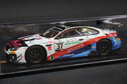 1:43 SPARK SB278 BMW M6 GT3 3Y Technology SPA 24h 2019 #37 model car