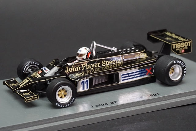 1:43 SPARK S5357 Lotus 87 #11 Italian GP 1981 Elio de Angelis model car