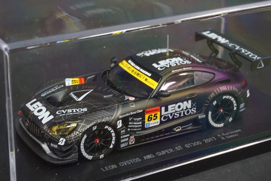 1:43 EBBRO 45542 LEON CVSTOS AMG Super GT300 2017 #65 model car