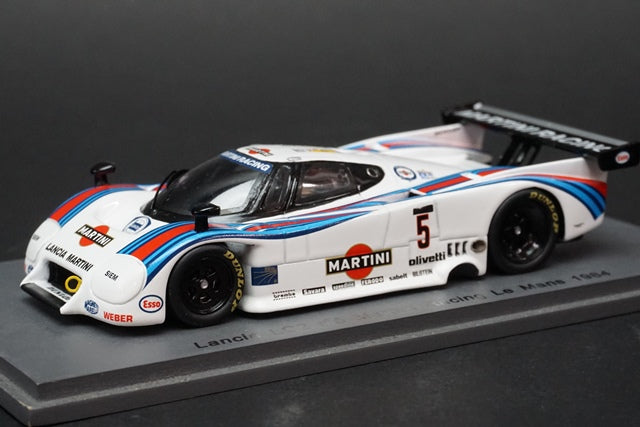 1:43 SPARK S0654 Lancia LC2 Martini Racing Le Mans 1984 #5 model car