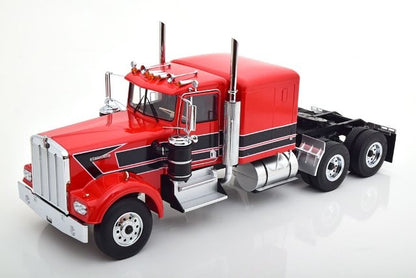 K180122 ROAD KINGS 1:18 Kenworth W900 Red/Black