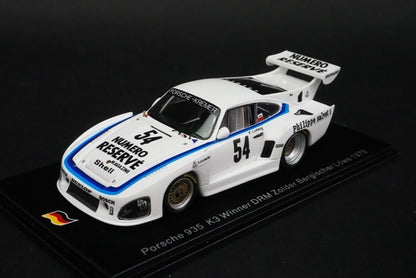 1:43 SPARK SG506 Porsche 935 K3 #54 Winner DRM Zolder Bergischer Lowe 1979 Klau