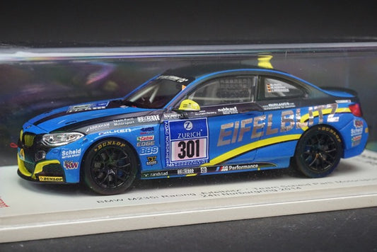 1:43 SPARK MAB023 BMW M235i Racing Eifelblitz Team Scheid Partl Motorsport 2014 #301 model car