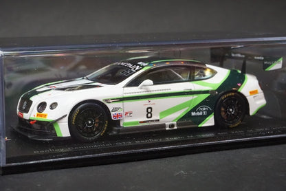 1:43 SPARK SB124 Bentley Continental GT3 M-Sport SPA 24h 2016 #8 model car