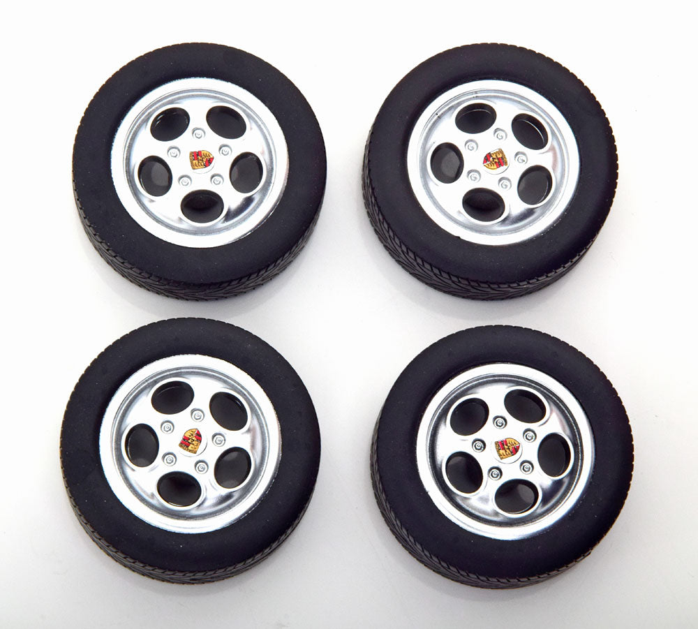 Buy online KKDCACC018 - KK Scale 1:18 KK SCALE Accessories 4X Wheels And  Rims Set For Porsche Silver KKDCACC018 ( - Street Cars)