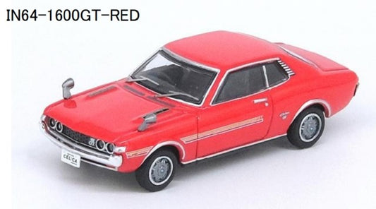 IN64-1600GT-RED INNO MODELS 1:64 Toyota Celica 1600 GT TA22 Red