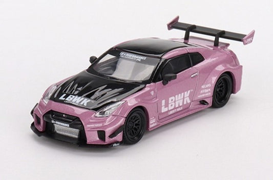 MGT00418-L TSM MINI-GT 1:64 Nissan LB-Silhouette WORKS GT 35GT-RR Version 2 Passion Pink LHD