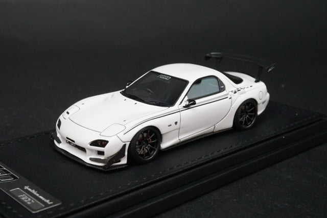 1:43 ignition model IG2185 FEED RX-7 FD3S White model car