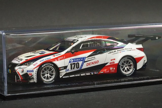 1:43 SPARK A302GR17A027 GAZOO Racing Lexus RC Nurburgring 24h SP3T Class 2017 #170