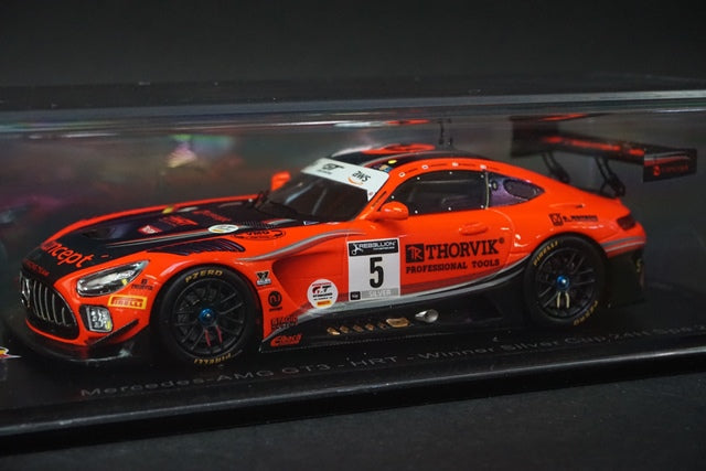 1:43 SPARK SB383 Mercedes AMG GT3 HRT Silver Cup Winner SPA 24h 2020 #5