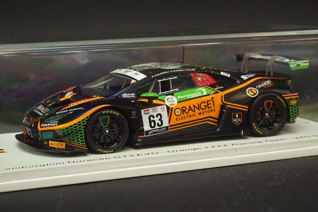 1:43 SPARK SB396 Lamborghini Huracan GT3 EVO Orange1 FFF Racing Team SPA 24h 2020