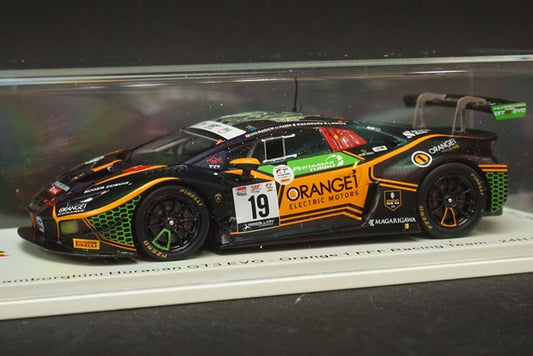 1:43 SPARK SB413 Lamborghini Huracan GT3 EVO Orange1 FFF Racing Team SPA 24h 2022