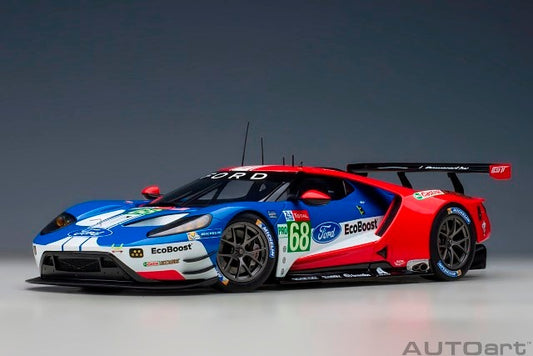 81912 AUTOart 1:18 Ford GT 2019 #68 Le Mans 24h LMGTE Pro Class Blue/White/Red