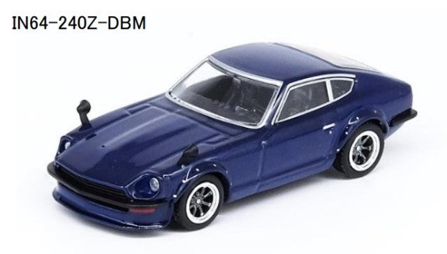 IN64-240Z-DBM INNO MODELS 1:64 Nissan Fairlady Z (S30) Dark Blue Metallic