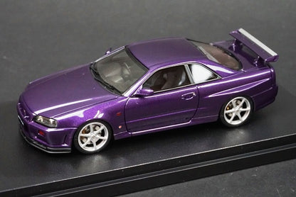 1:43 HPI 8381 MIRAGE Nissan Skyline GT-R V-spec R34 Midnight Purple III