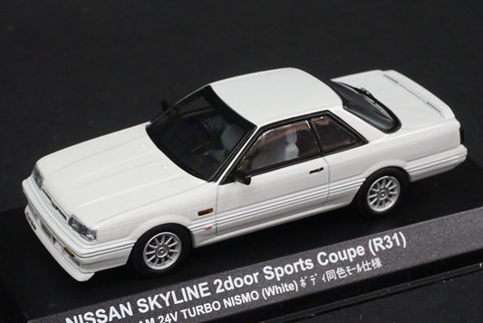 1:43 KYOSHO KS03707NW Nissan Skyline 2000 GTS NISMO R31 White Pearl