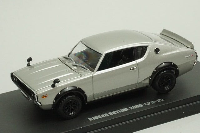 1:43 KYOSHO 03116S Nissan Skyline 2000GT-R (KPGC110) Wide Wheel Silver