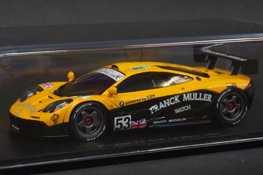 1:43 SPARK S4732 McLaren F1 GTR Le Mans 1996 #53 Franck Muller