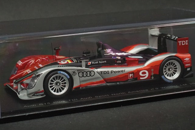 1:43 Spark 43LM10 Audi R15 Plus TDI Audi Sport North America Le Mans Winner 2010 #9