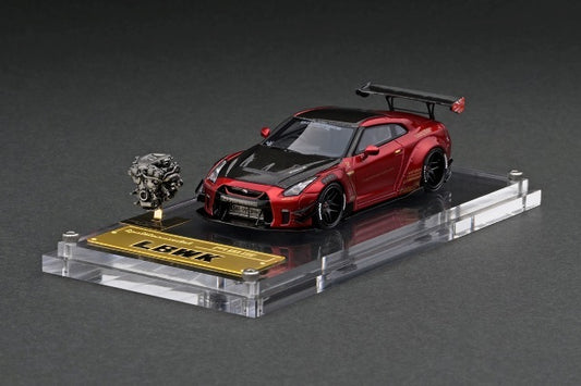 IG2799 ignition model LBWK limited 1:64 Nissan LB-WORKS GT-R R35 type 2 Red With Engine original package