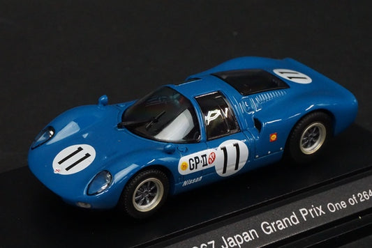 1:43 EBBRO 43411 Nissan R380 II Japan GP 1967 #11 Blue model car