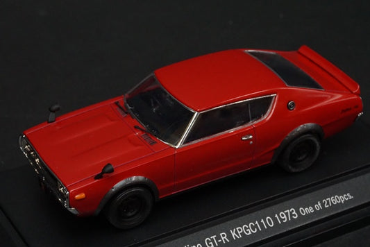 1:43 EBBRO 43560 Nissan Skyline GT-R KPGC110 1973 Red model car