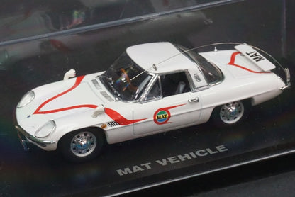 1:43 KYOSHO K03102U Return of Ultraman Matte Vehicle White / Red 03102U