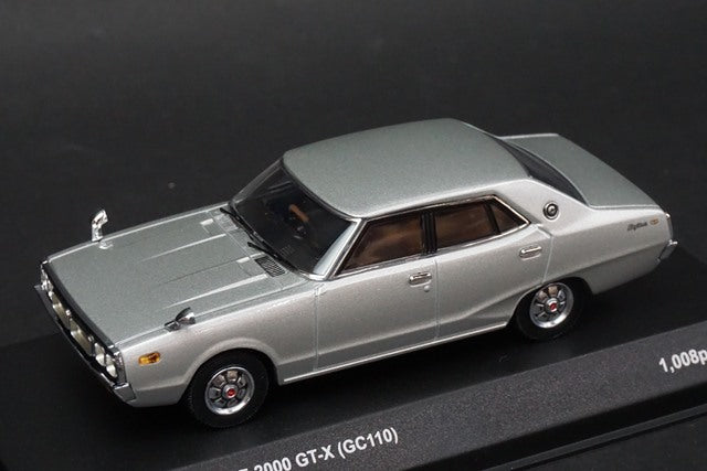 1:43 KYOSHO K03271S Nissan Skyline 2000GT-X GC110 Silver Metallic