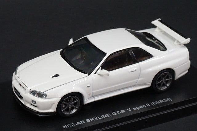 1:43 KYOSHO K03381W Nissan Skyline GT-R BNR34 V Spec II White Pearl