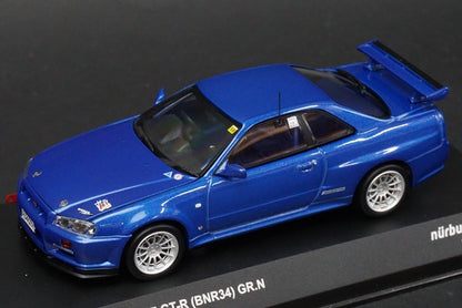 1:43 KYOSHO K03382NU Nissan Skyline GT-R BNR34 GR.N Nurburgring test car