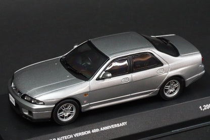 1:43 KYOSHO K03711S Skyline GT-R Otec Version 40th Anniversary Sonic Silver model car