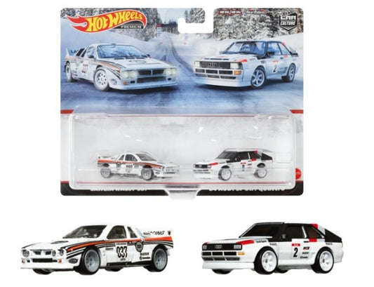 HCY73 Hot Wheels Audi Premium 2-Pack Lancia Rally 037 / '84 Audi Sport Quattro