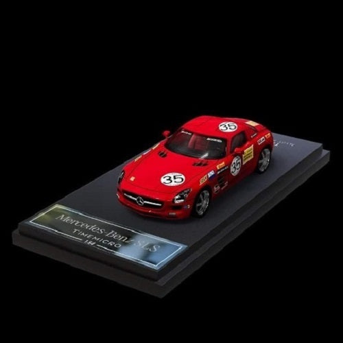 TM Time Micro 1:64 Mercedes Benz SLS Red Pig #35