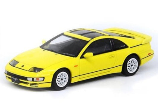 IN64-300ZX-YLPG INNO MODELS 1:64 Nissan Fairlady Z Z32 Yellow Pearl with replacement wheelset